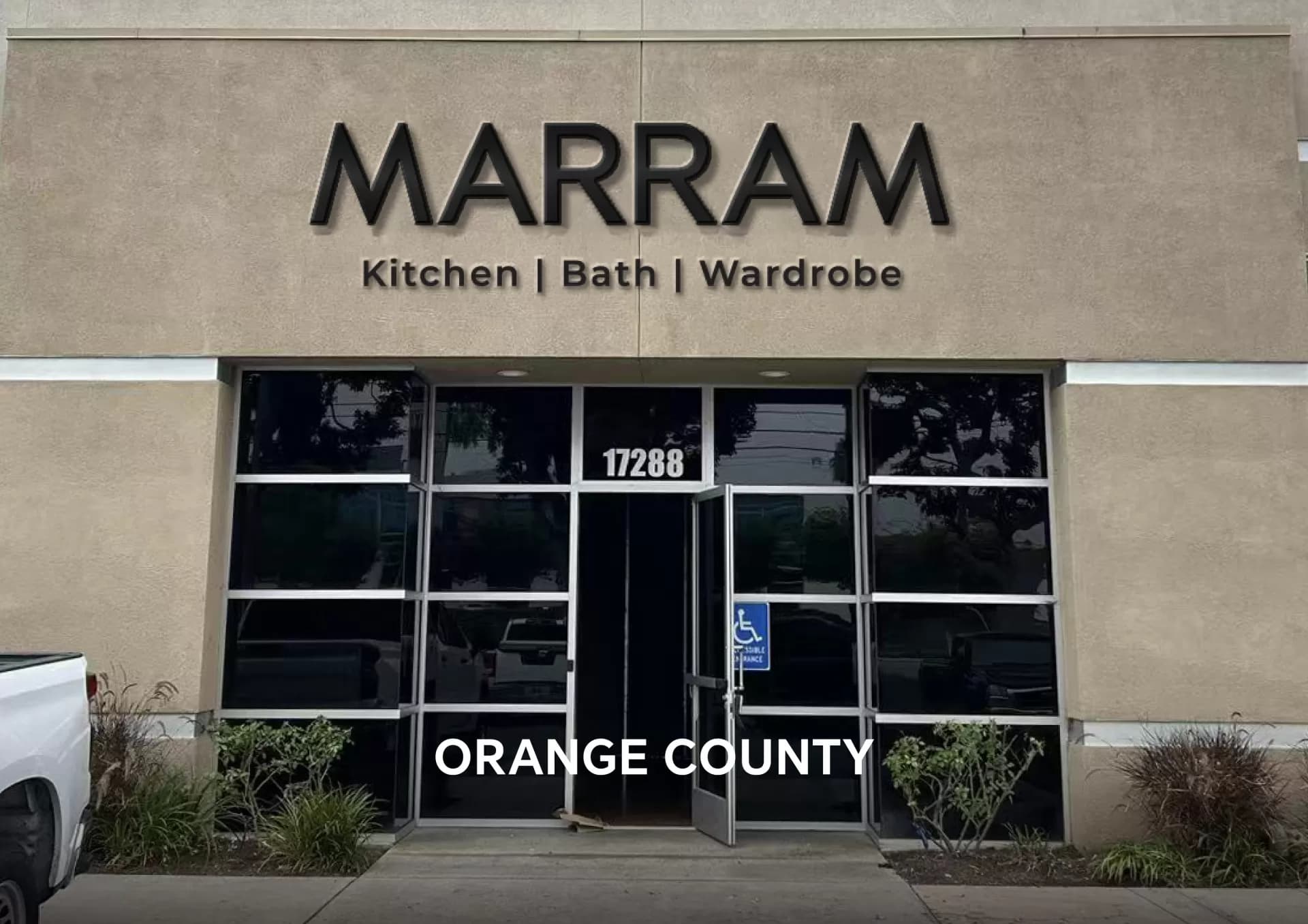 Marram Cabinetry showroom interior